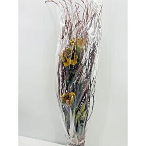 Natural Dried Flowers Long Stem Twigs Bouquet Roses Crafts Weddings Home Decor